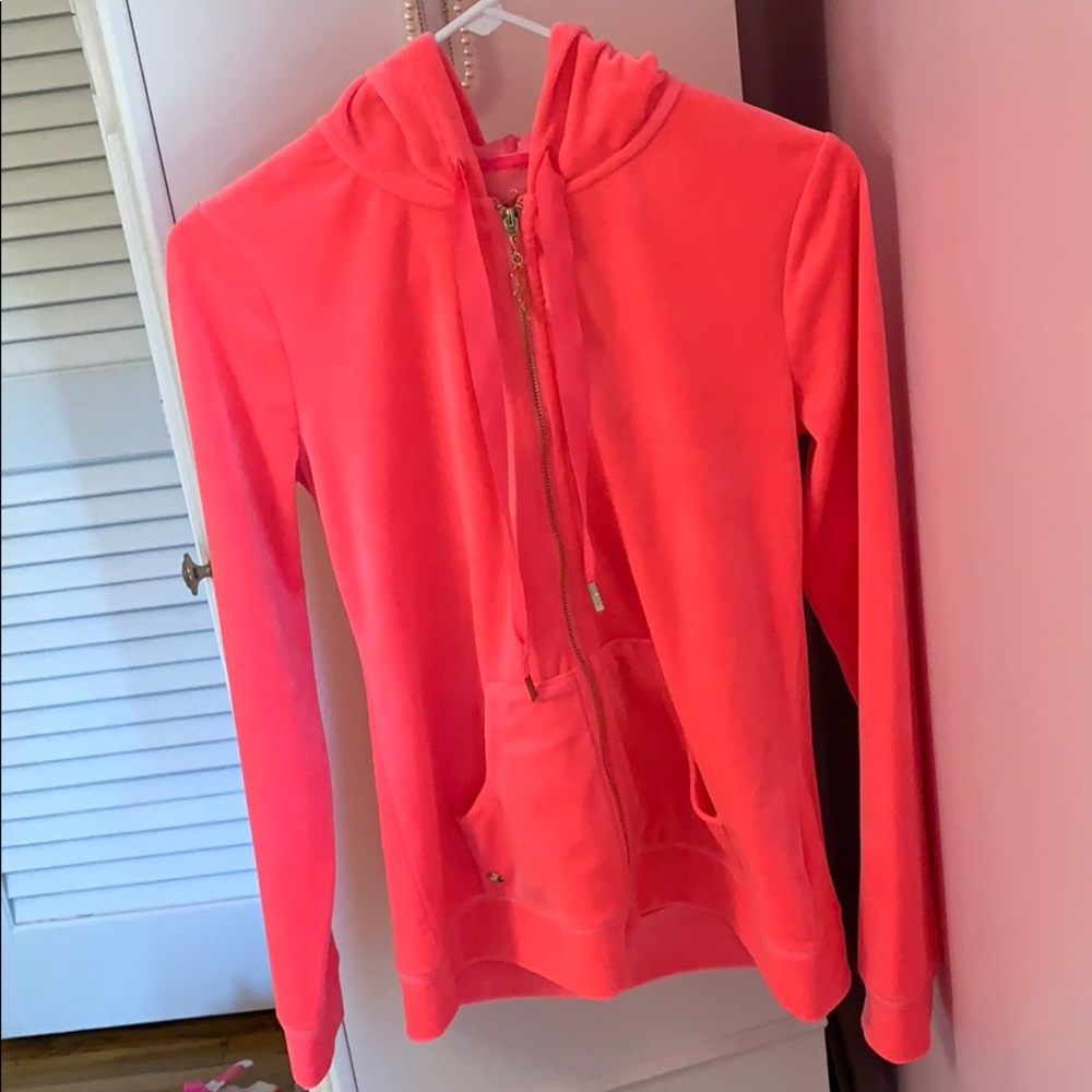 Lily Pulitzer Velour Hoodie